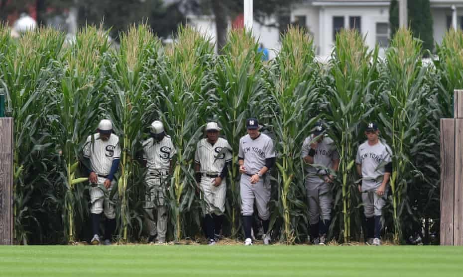 Field of Dreams game: Walk-off homer caps Hollywood ending for White Sox |  MLB | The Guardian