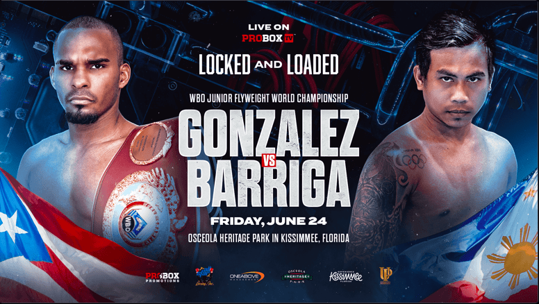 Jonathan Gonzalez, Top Puerto Rican Talent, Fights Mark Barriga On 6/24  PROBOX Show - NY FIGHTS