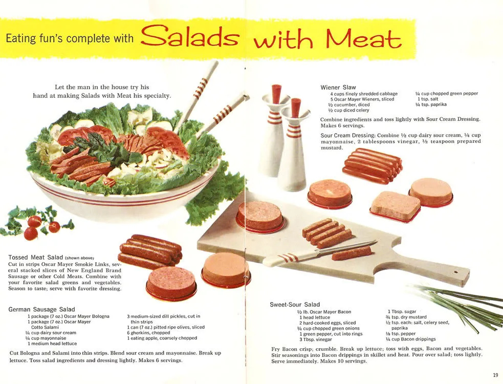 Salads with Meat