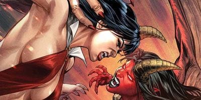 Vampirella versus Purgatori #3, featured preview