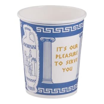 Amazon.com: Ny Coffee Cup (50 Paper Cups Per Pack) It"s Our Pleasure TO SERVE  YOU - No Lids Included: Kitchen & Dining