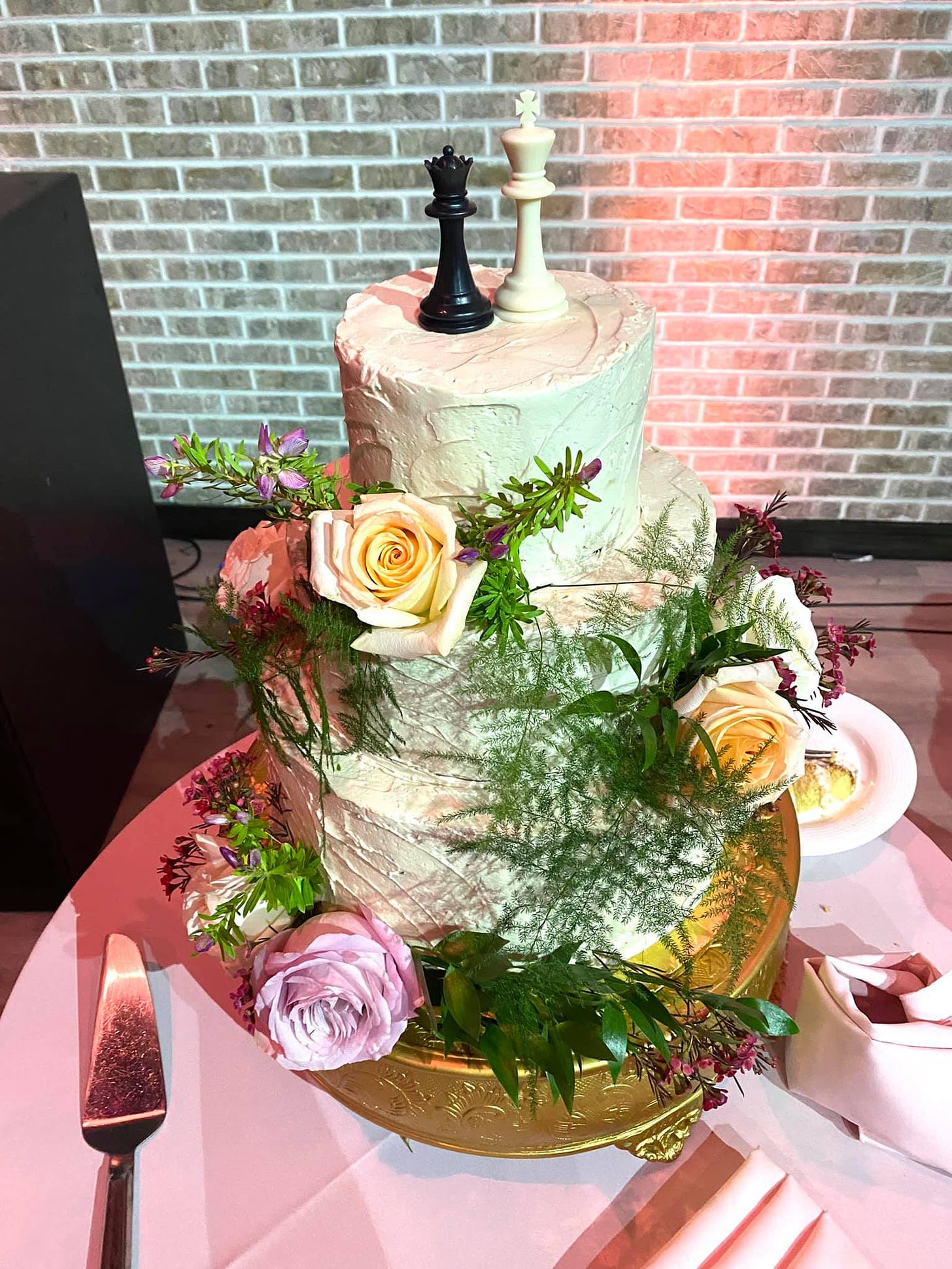 May be an image of cake and flower