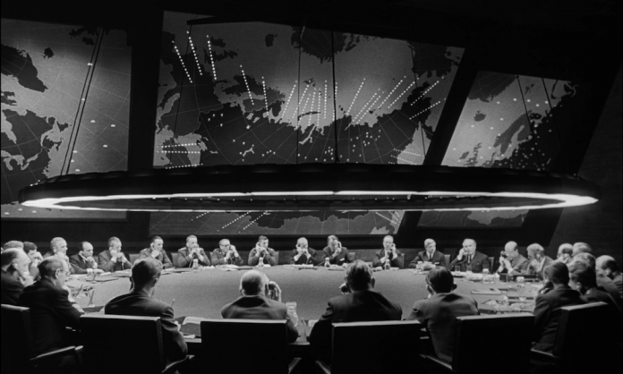 By Directed by Stanley Kubrick, distributed by Columbia Pictures - Dr. Strangelove trailer from 40th Anniversary Special Edition DVD, 2004, Public Domain, https://commons.wikimedia.org/w/index.php?curid=11862598