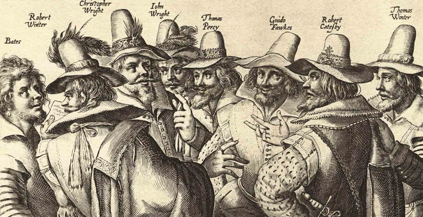 Guy Fawkes and the Gunpowder Plot 1605