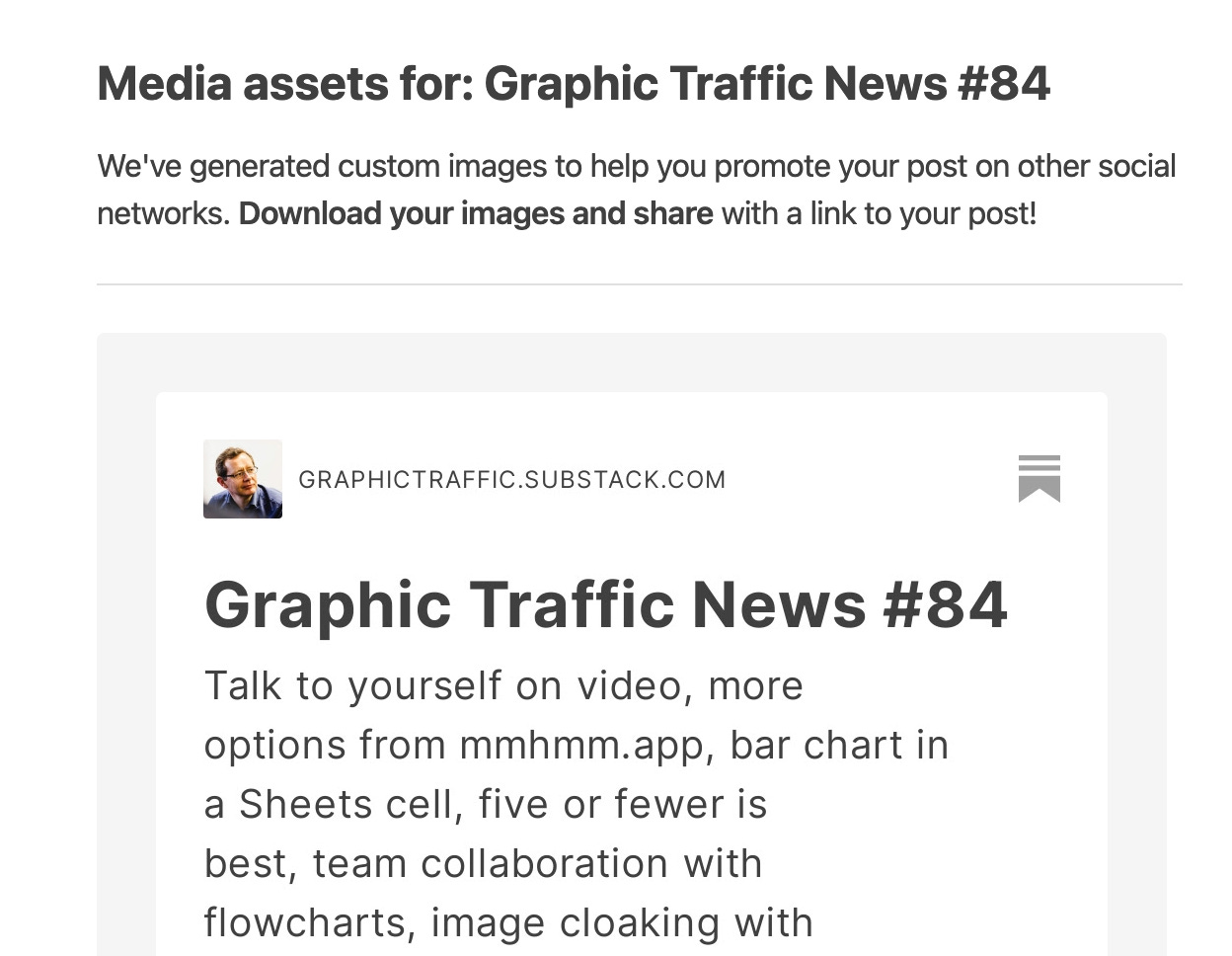 Media assets for Graphic Traffic News
