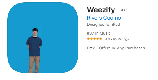 Weezer now has its own streaming service. It&#39;s called &quot;Weezify,&quot; of course.  - Alan Cross