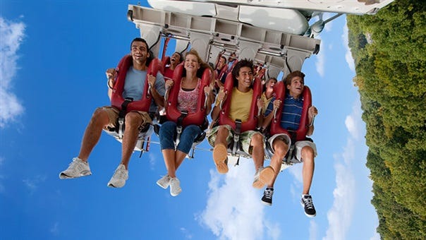Alpengeist coaster at Busch Gardens