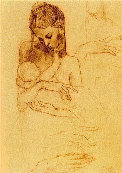 Mother and Child, Pablo Picasso, 1905