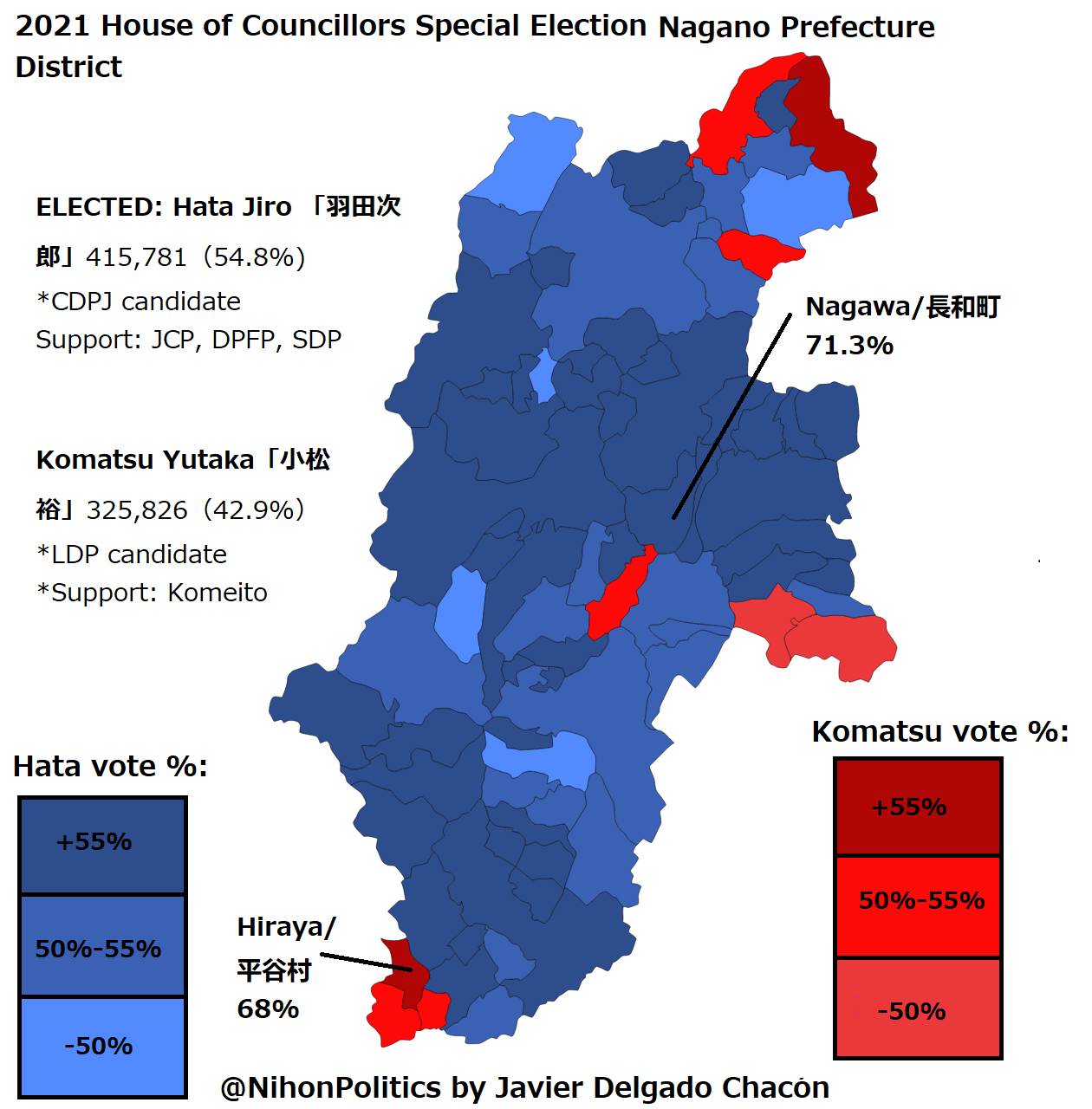 2021 Nagano Prefecture HoC Special Election results