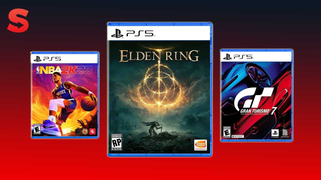 Three of the best PS5 games: Elden Ring, Gran Turismo 7, NBA 2K23