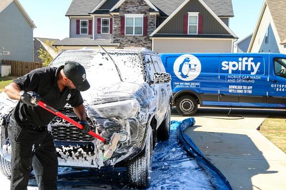 Car Wash Operator, ChannelAdvisor CEO Launches Spiffy App for Mobile Car  Washes