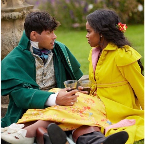 Jesse Judge and Nicole Rémy are getting close, albeit with multiple interruptions, on The Courtship, airing each week on USA Network and Peacock. Photo: Sean Gleason/USA Network Jesse Judge and Nicole Rémy are getting close, albeit with multiple interruptions, on The Courtship, airing each week on USA Network and Peacock. Photo: Sean Gleason/USA Network