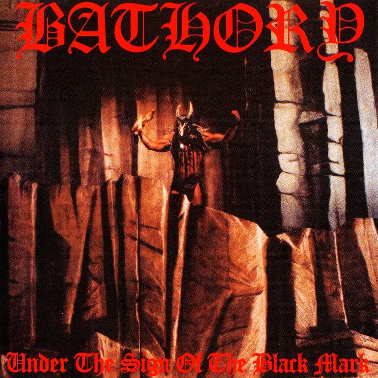 Bathory - Under the Sign of the Black Mark Artwork (5 of 9) | Last.fm