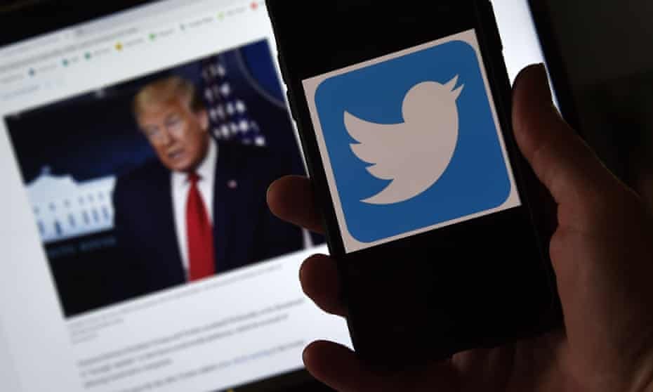 Facebook and Twitter take emergency steps against Trump false victory  claims | US elections 2020 | The Guardian
