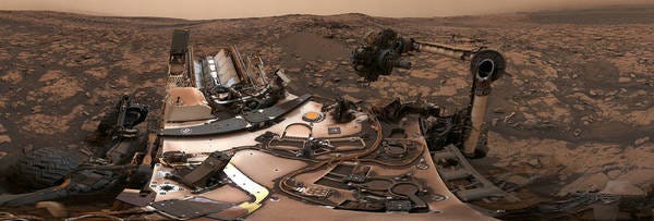 Mars Curiosity's 360-degree panorama - Credit: NASA