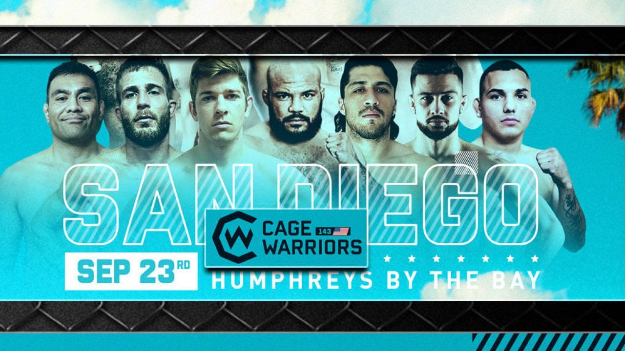 Cage Warriors 143 Fighter Purses