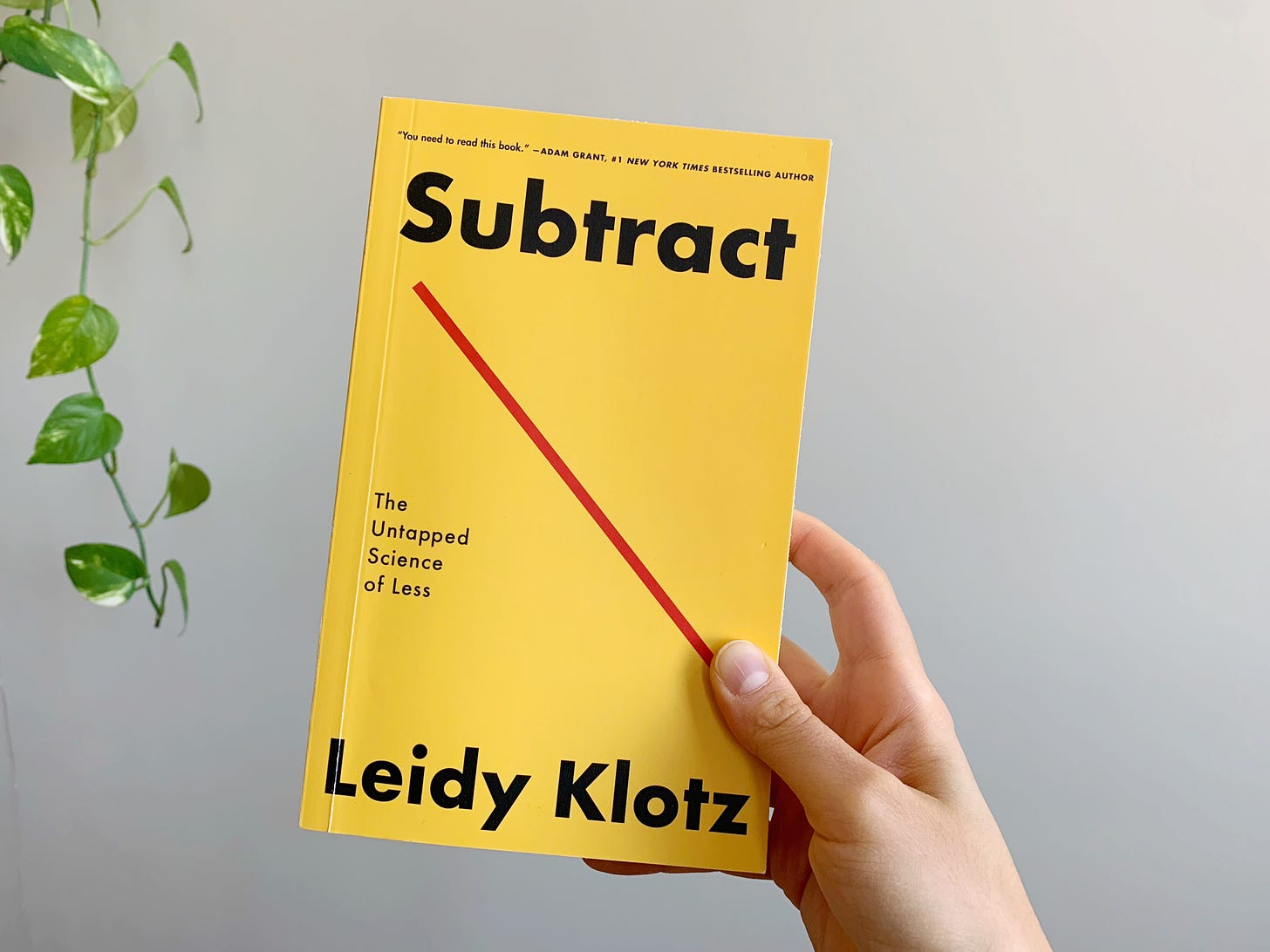 Book cover of Subtract by Leidy Klotz
