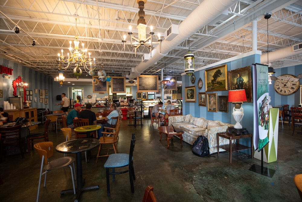 Interior of Amélie’s Bakery in Atlanta.