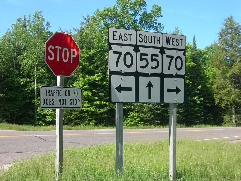State highway signs in Wisconsin