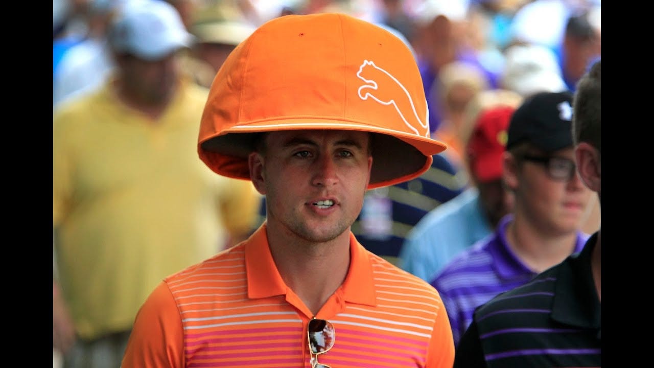 Colonial, The Guy In The HUGE Rickie Fowler Hat - YouTube