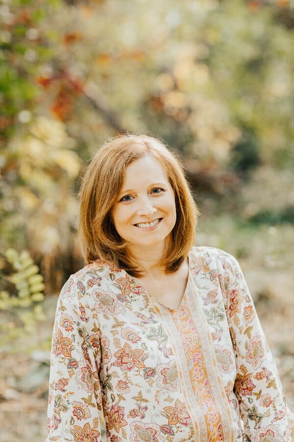 Laura Harris Hales in 2021. A lifelong member of the Church of Jesus Christ of Latter-day Saints, she said she approached it, in books and a podcast, from &ldquo;a faithful but not necessarily devotional perspective.&rdquo;