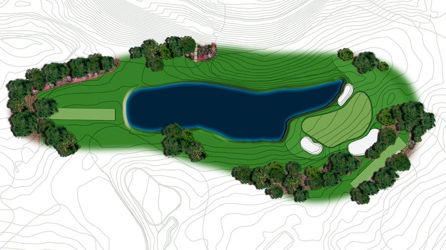 The Masters: Hole #16 Redbud