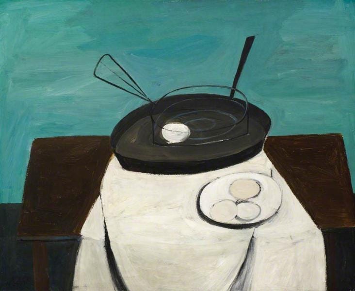 Frying Pan and Basket, 1948 - William Scott - WikiArt.org