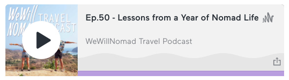 Lessons from a Year of Nomad Life Podcast