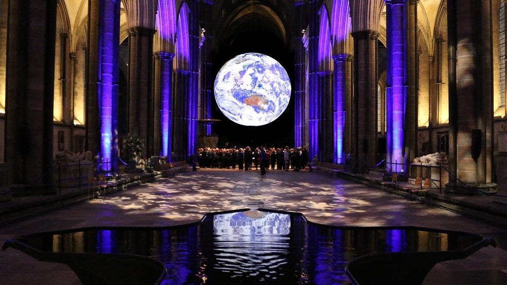 Gaia - Luke Jerram's spectacular artwork — Rochester Cathedral