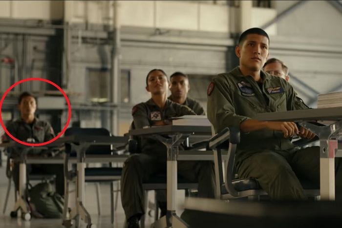 Manny Jacinto's Brief Screen Time in 'Top Gun: Maverick'