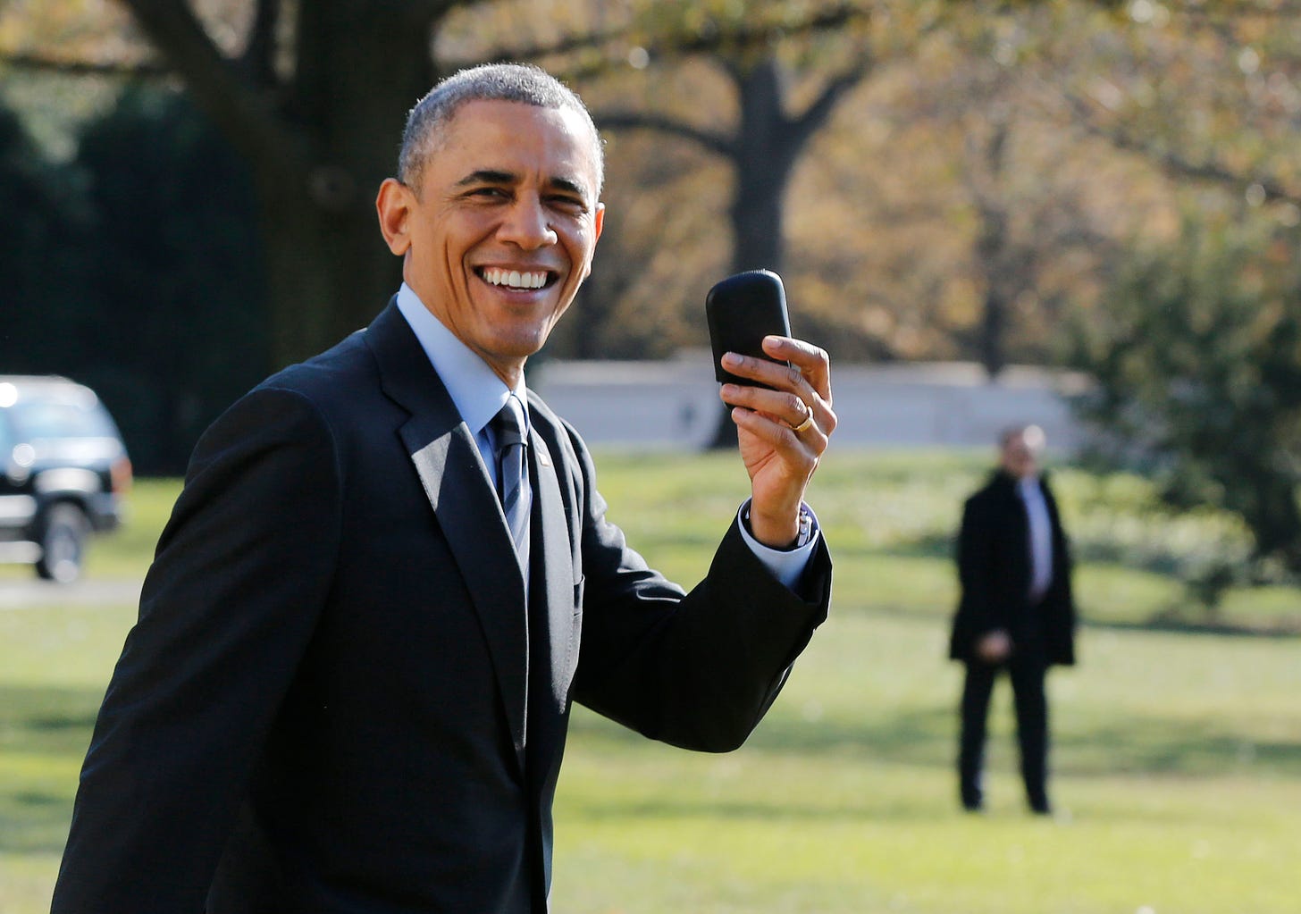 Obama Forgot His BlackBerry Today | Time