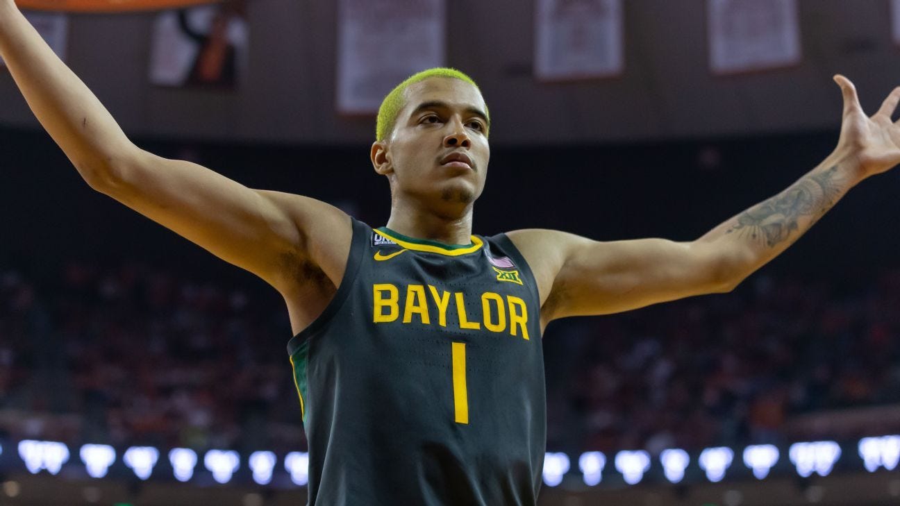 Jeremy Sochan, Baylor men's basketball freshman, entering NBA draft