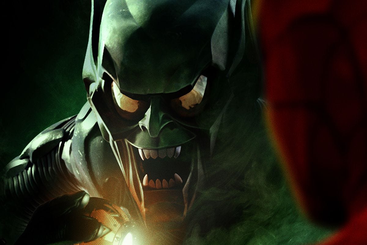 Willem Dafoe as The Green Goblin in Spider-Man