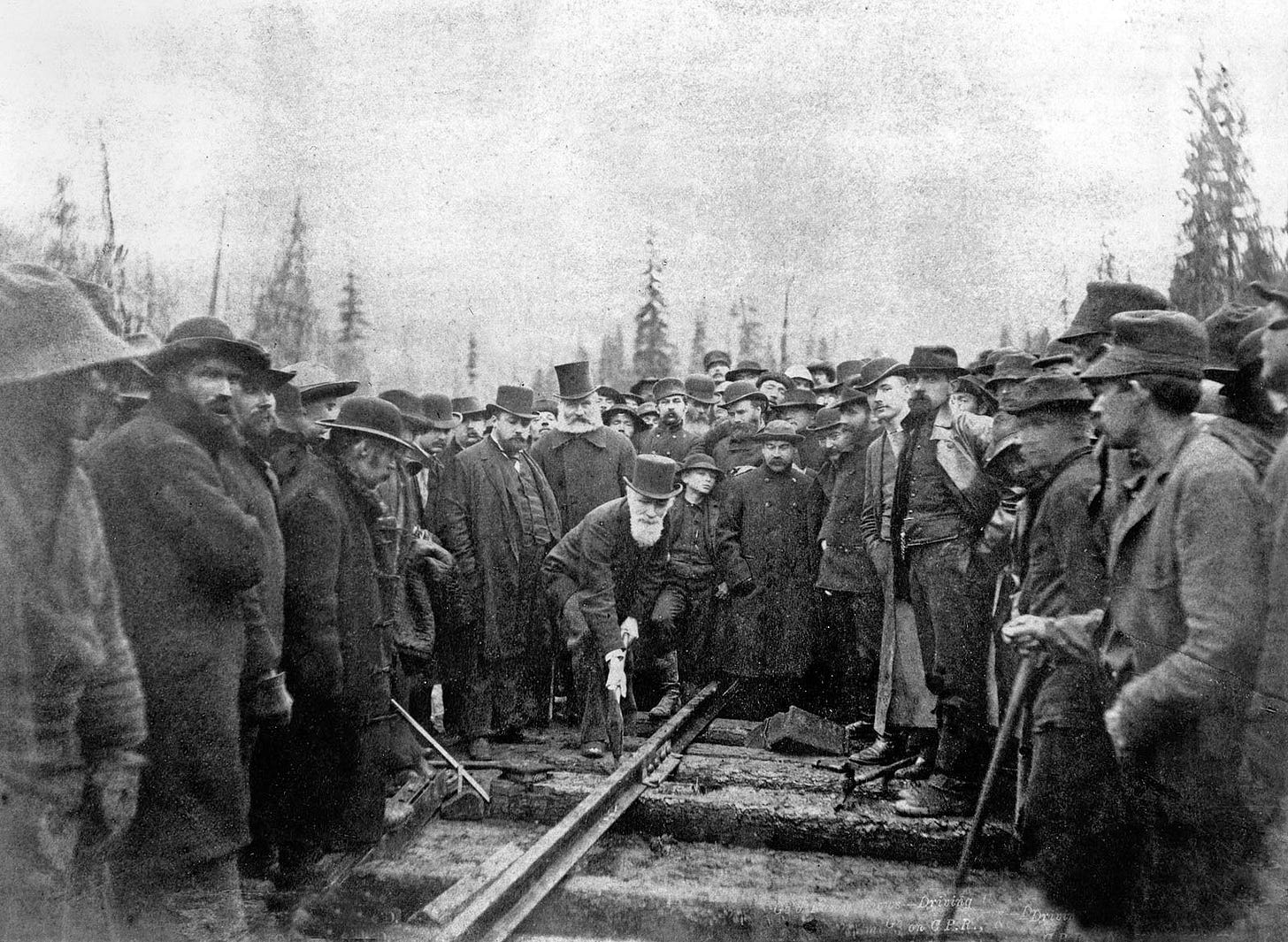 Last spike (Canadian Pacific Railway) - Wikipedia
