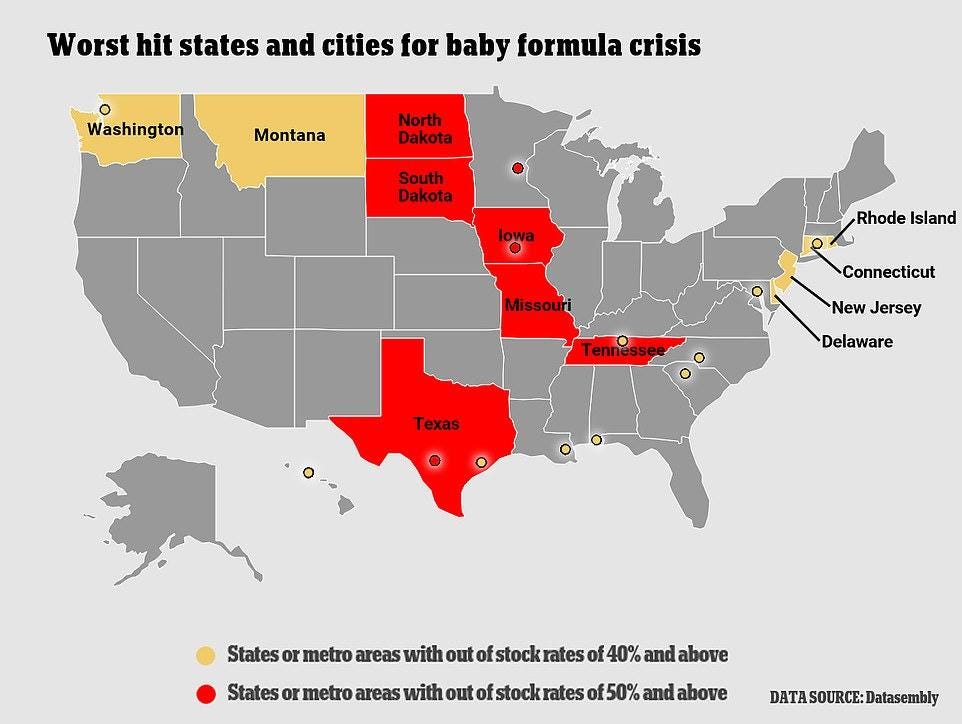 Formula shortage: what it means for baby food brands