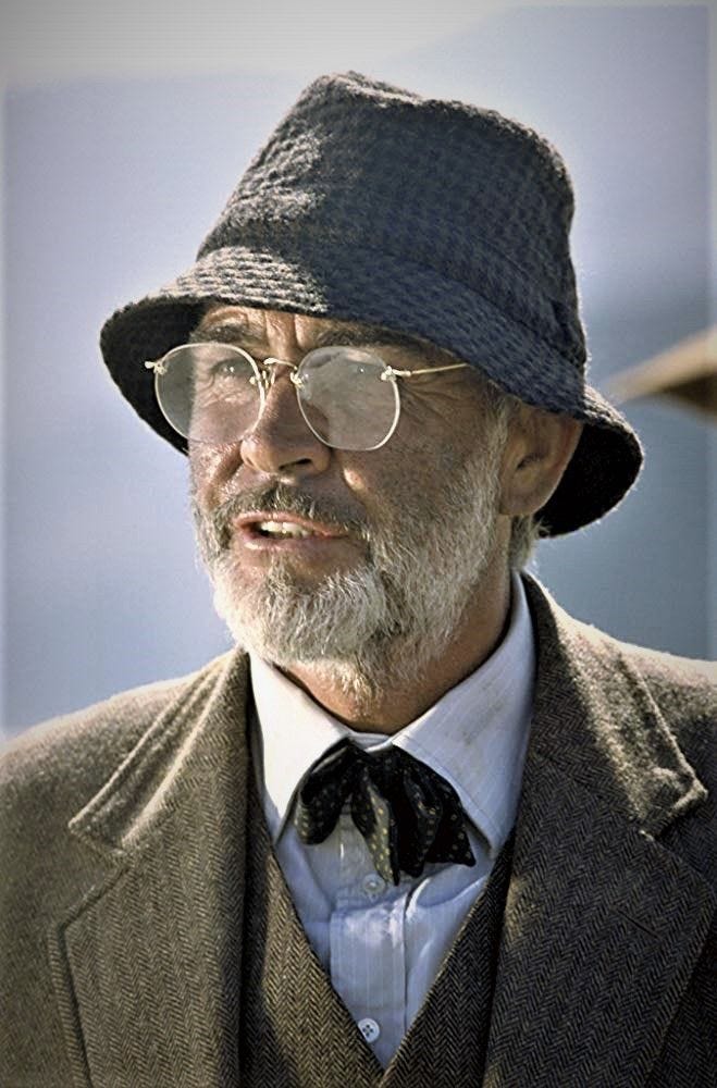 Sean Connery in "Indiana Jones and the Last Crusade" | Indiana jones,  Indiana jones adventure, Sean connery