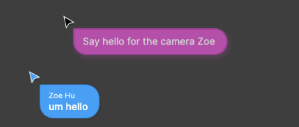 Say hello to the camera Zoe. Umm hello