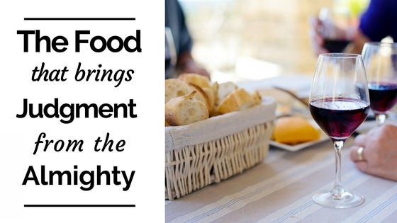 Food That Brings Judgment from the God