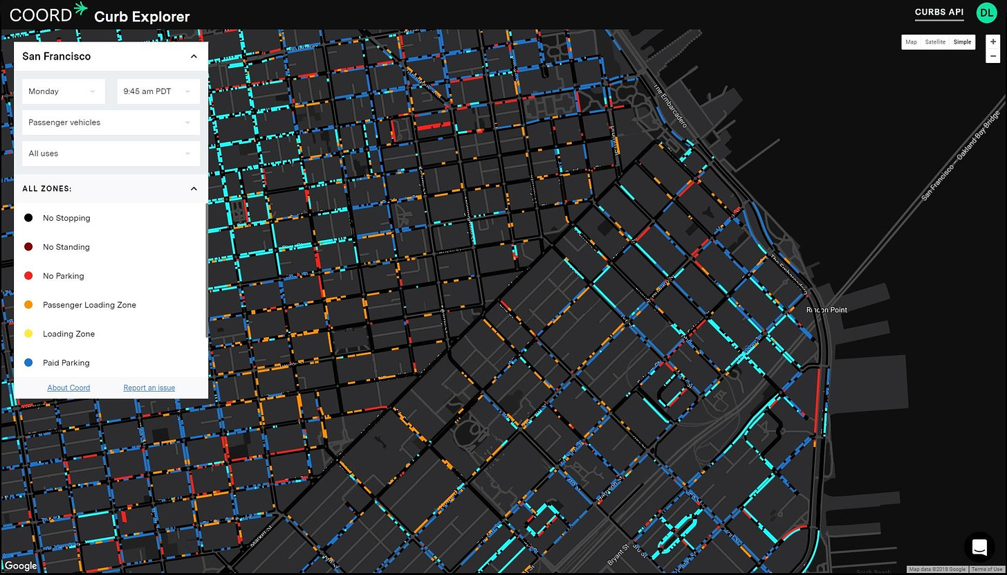 Google&#39;s Sidewalk Labs made a map of every good parking spot in SF |  Engadget