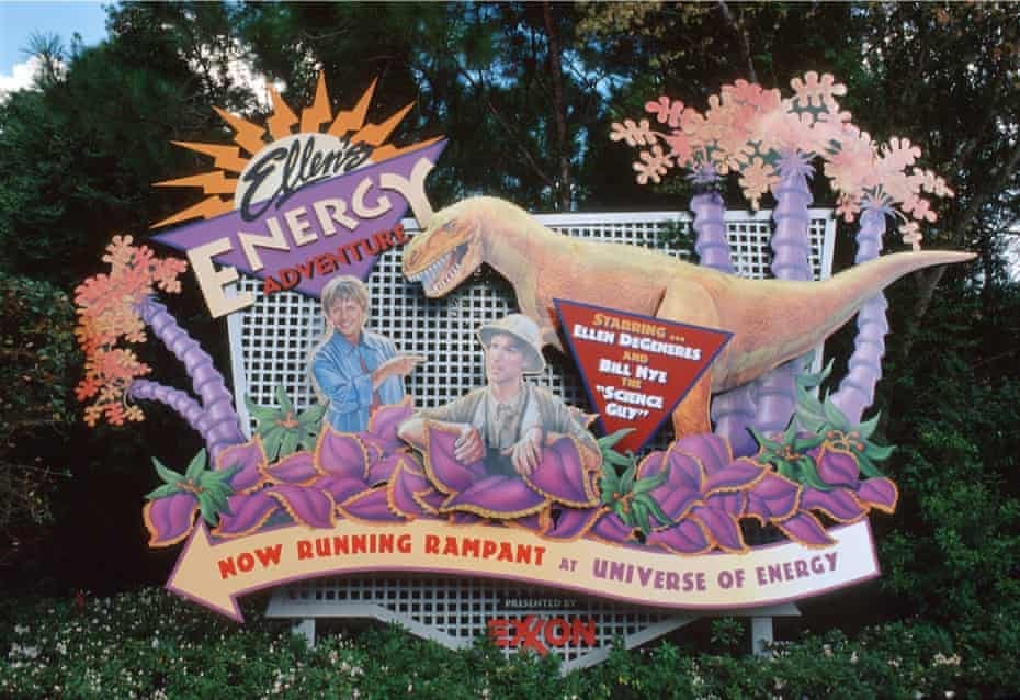 Ellen’s Energy Adventure at Disney World’s Epcot Center.