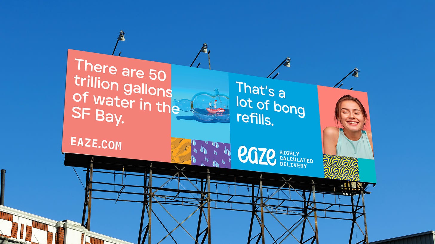 Eaze embraces the 'high' life in first brand campaign in more than five  years | Ad Age