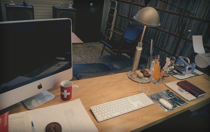 Here's Haruki Murakami's desk – is yours as tidy? | Haruki Murakami | The  Guardian