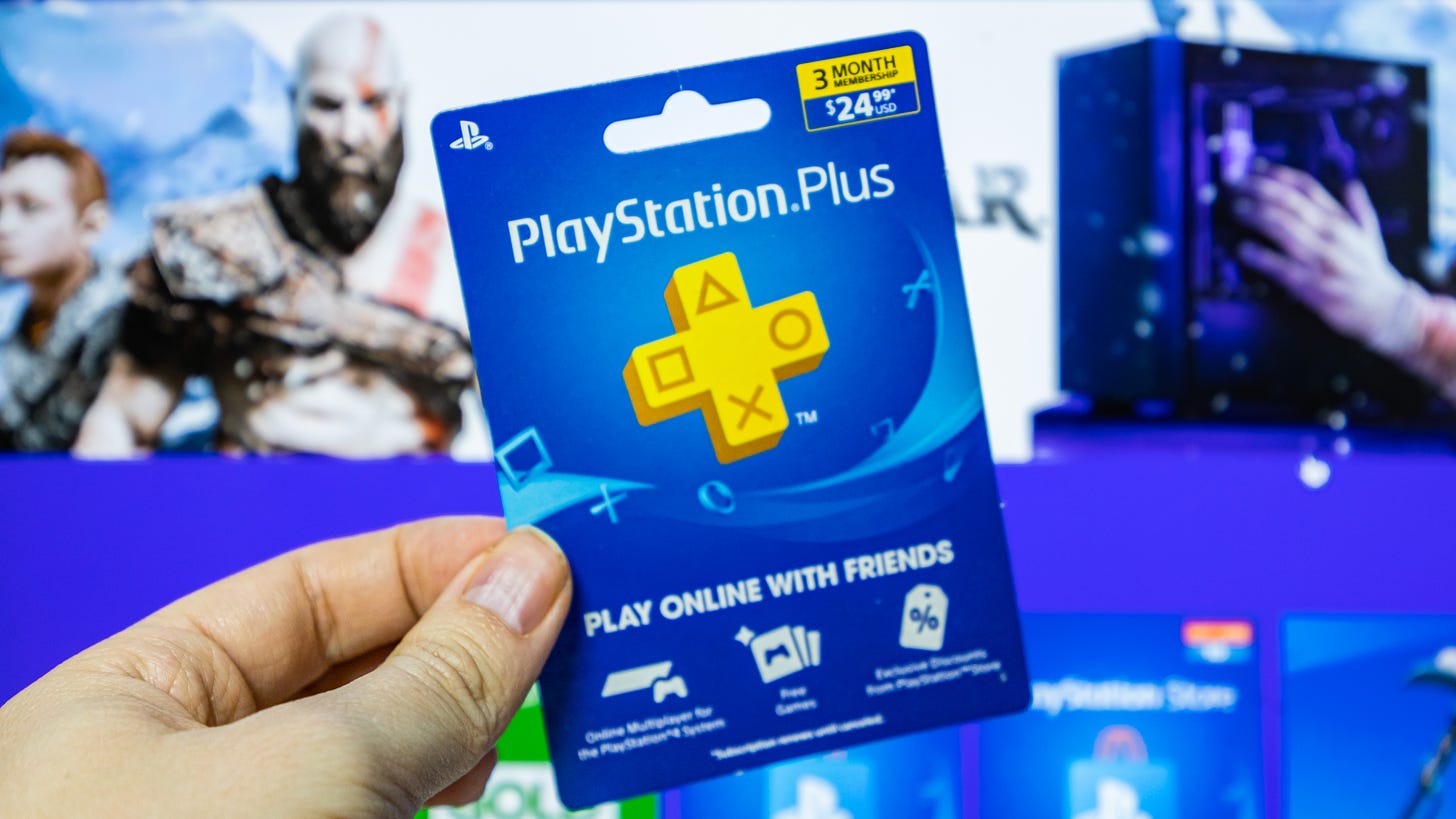 PlayStation Plus discount code membership 12-month