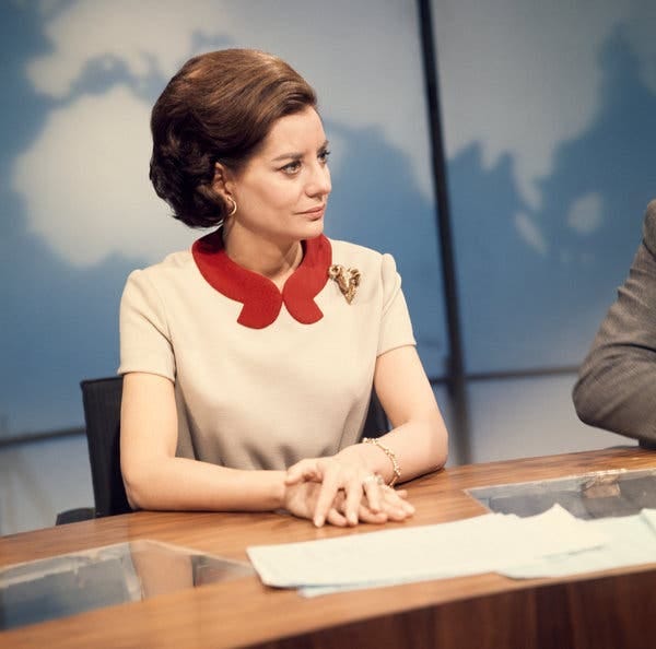 Ms. Walters on the “Today” show in 1969. She became the show’s first female co-host.