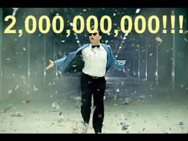 Psy 2 billion