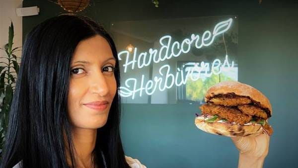 Sunfed founder Shama Lee with her plant-based chicken