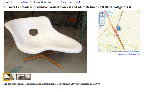 this seller lives near me. too bad we can't be friends since this chair is sooo wack lol