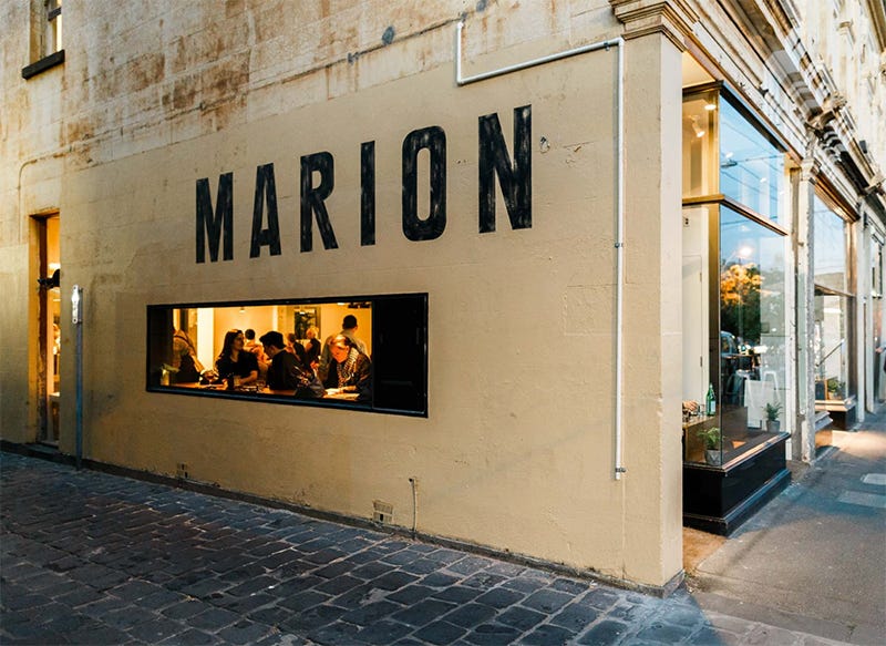 wear this there: marion wine bar.
