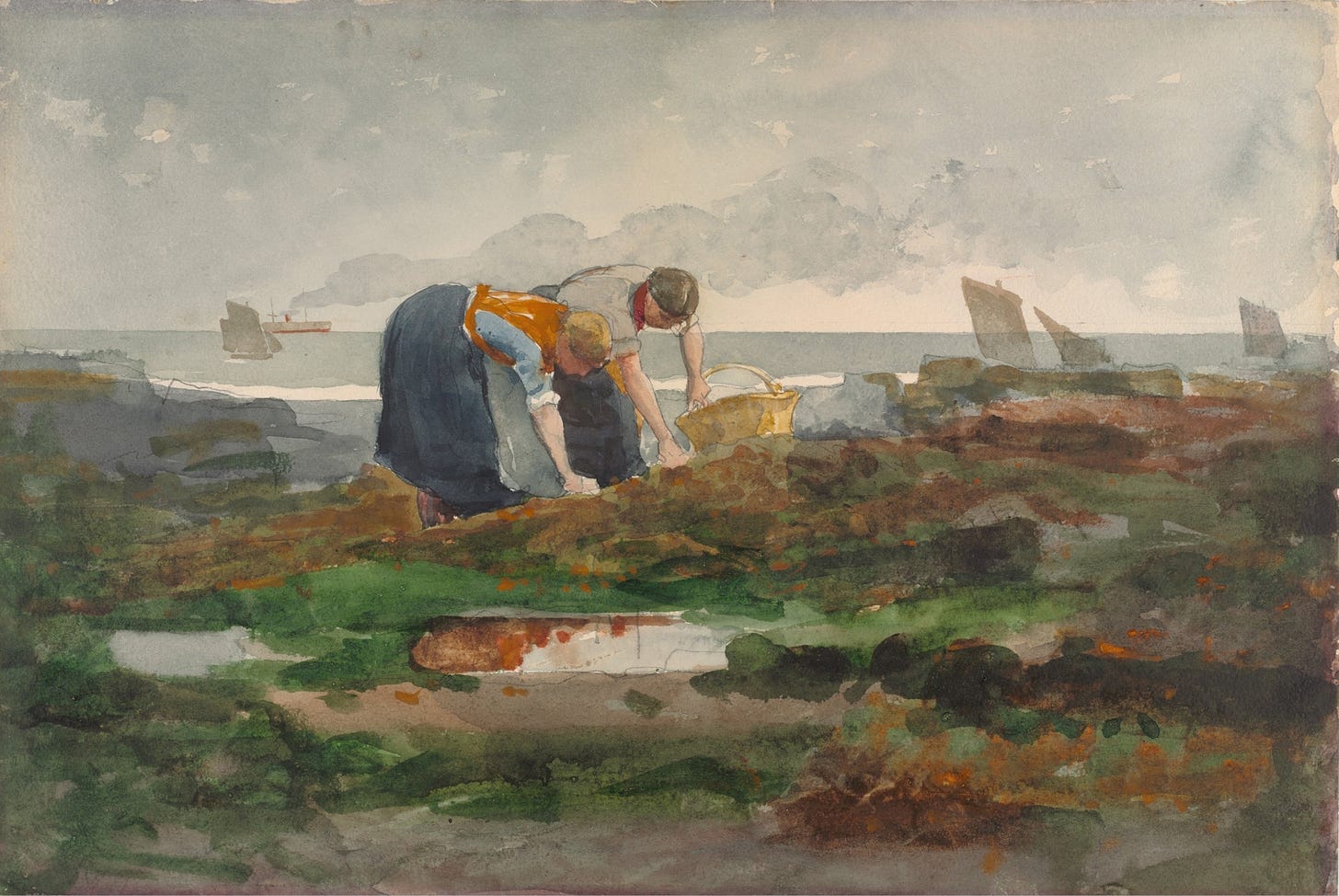 The Mussel Gatherers (circa 1881)