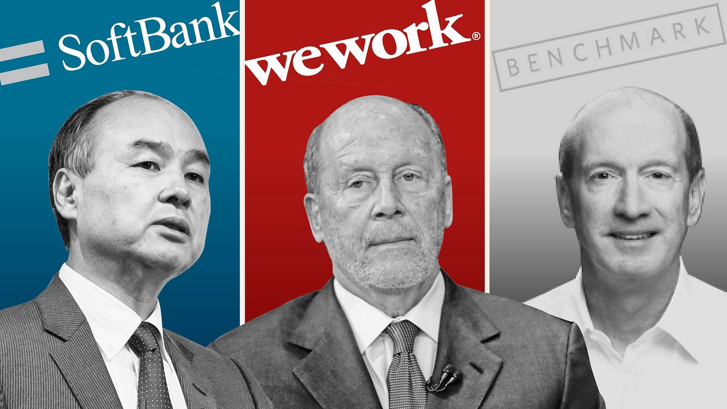 WeWork U-turn reignites SoftBank and Benchmark battle | Financial Times